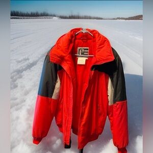 Vintage Europa by Cevas Retro Ski Outdoor Jacket M/L Red/Blue 80s Style New
